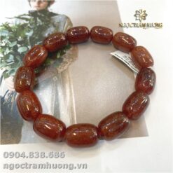 Vòng tay thạch anh tóc đỏ 11 li (1)