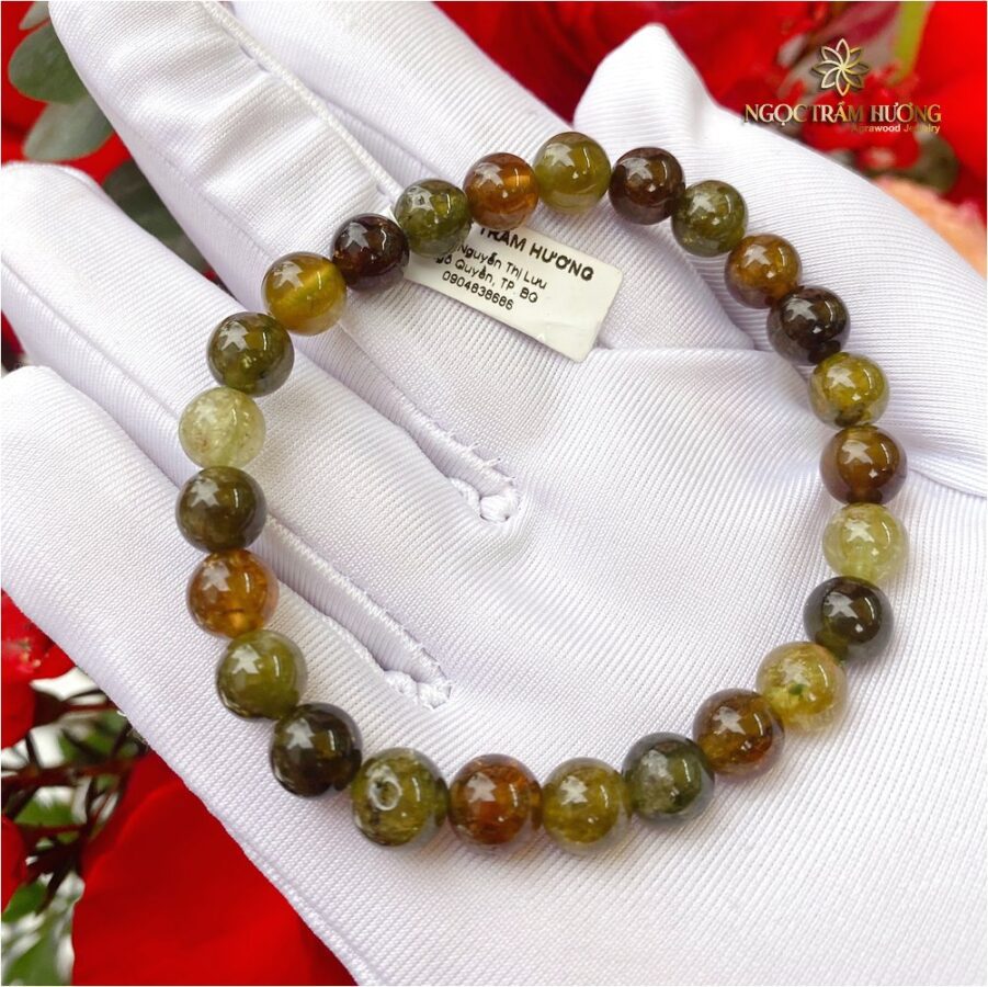 Vòng đá tourmaline 7li tự nhiên Vòng đá tourmaline 7li tự nhiên